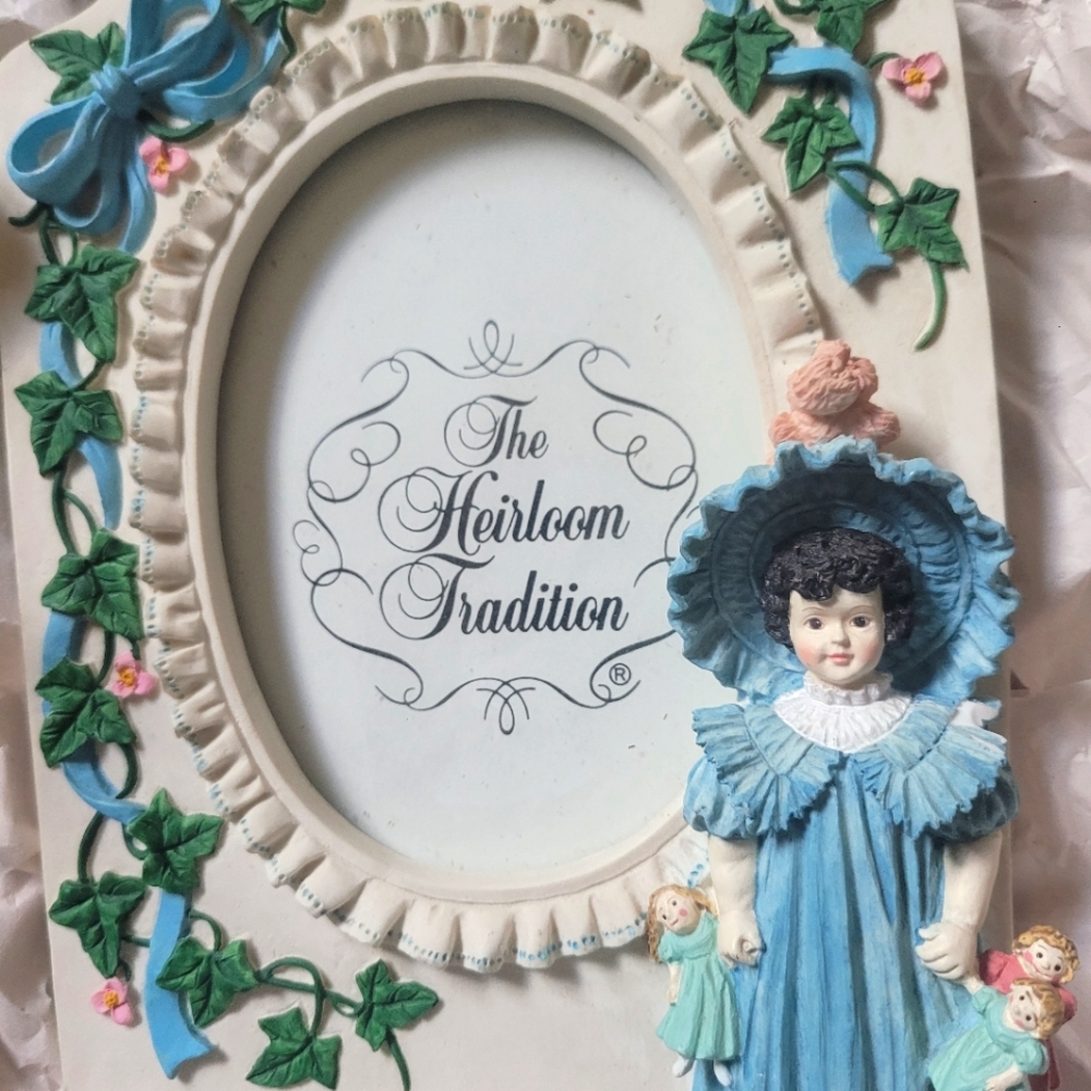 Vintage Porcelain Frame Excellant Shape